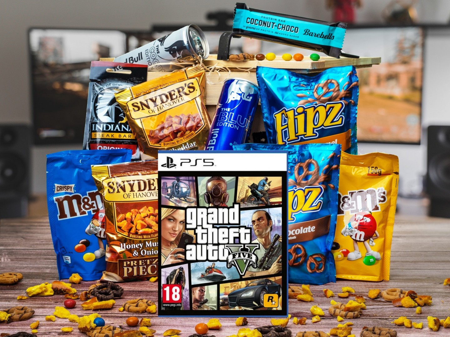 Darčeková debna pre hráčov s GTA V (PS5)