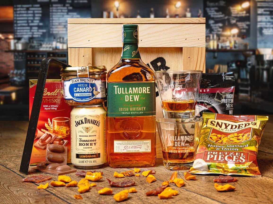 Darčeková debna s whisky Tullamore Dew